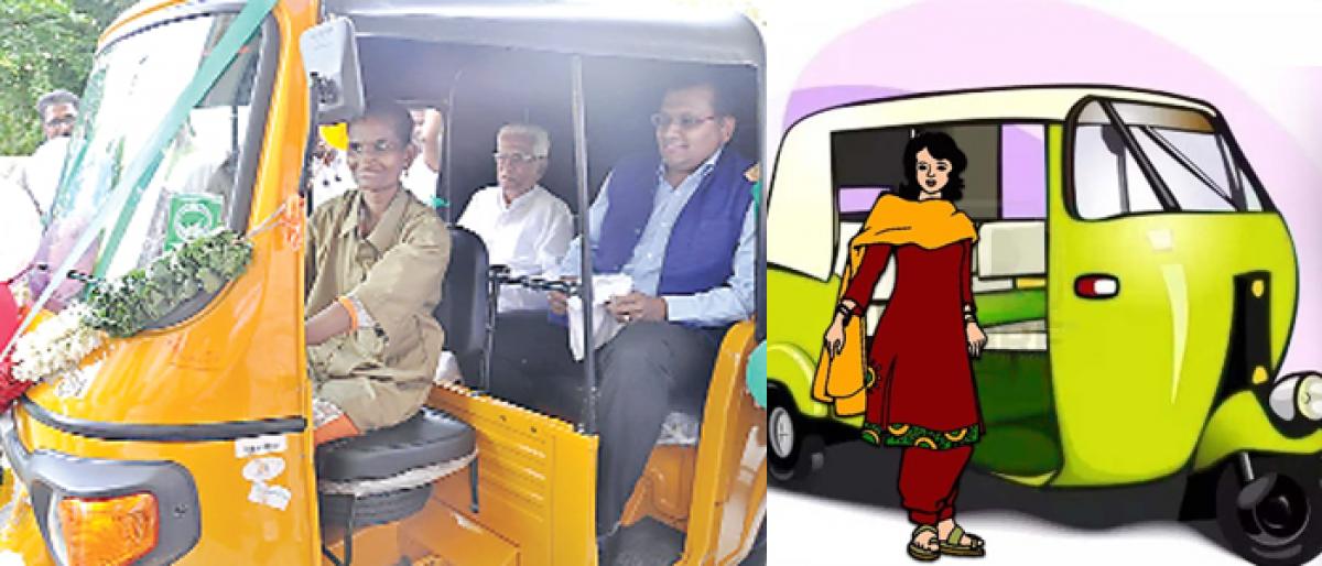 Exclusive parking for women auto drivers