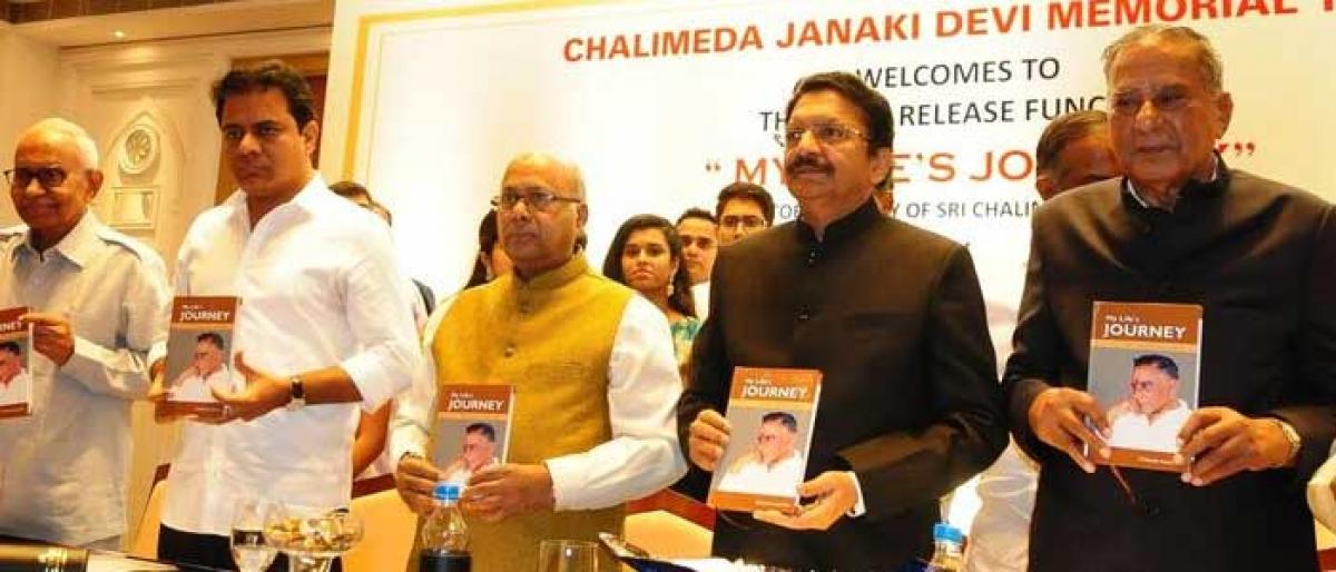 Autobiography of Chalimeda Ananda Rao released