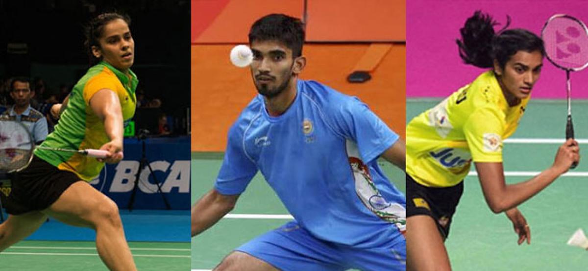 Saina, Srikanth, Sindhu enter second round of Badminton Asia Championships