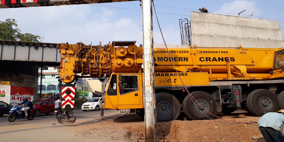 MMTS works gain momentum at RK Puram Bridge