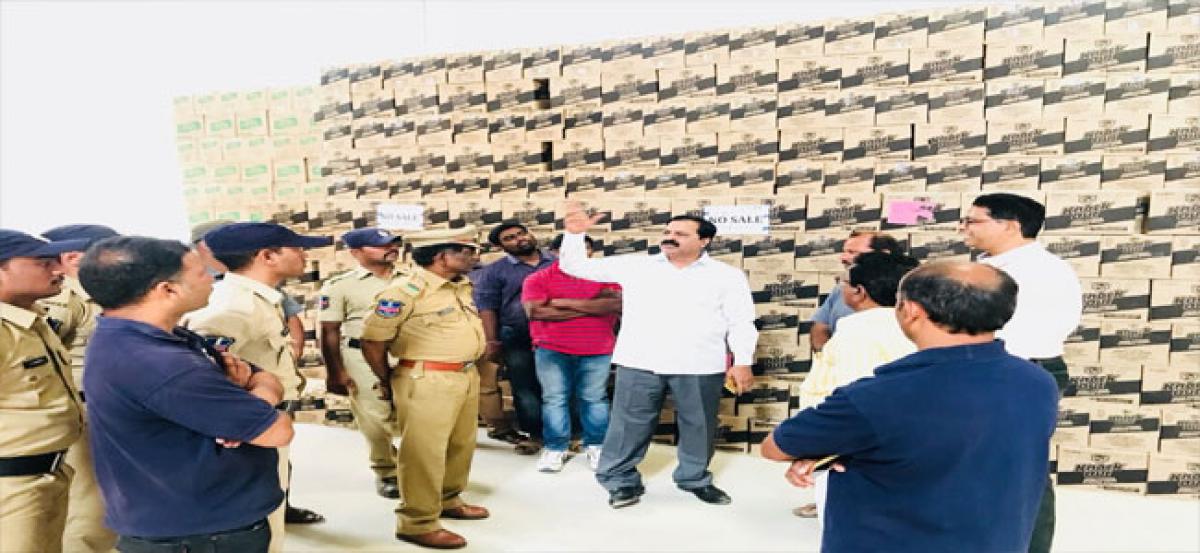 Beverages Corporation Chairman Deviprasad inspects IML depot