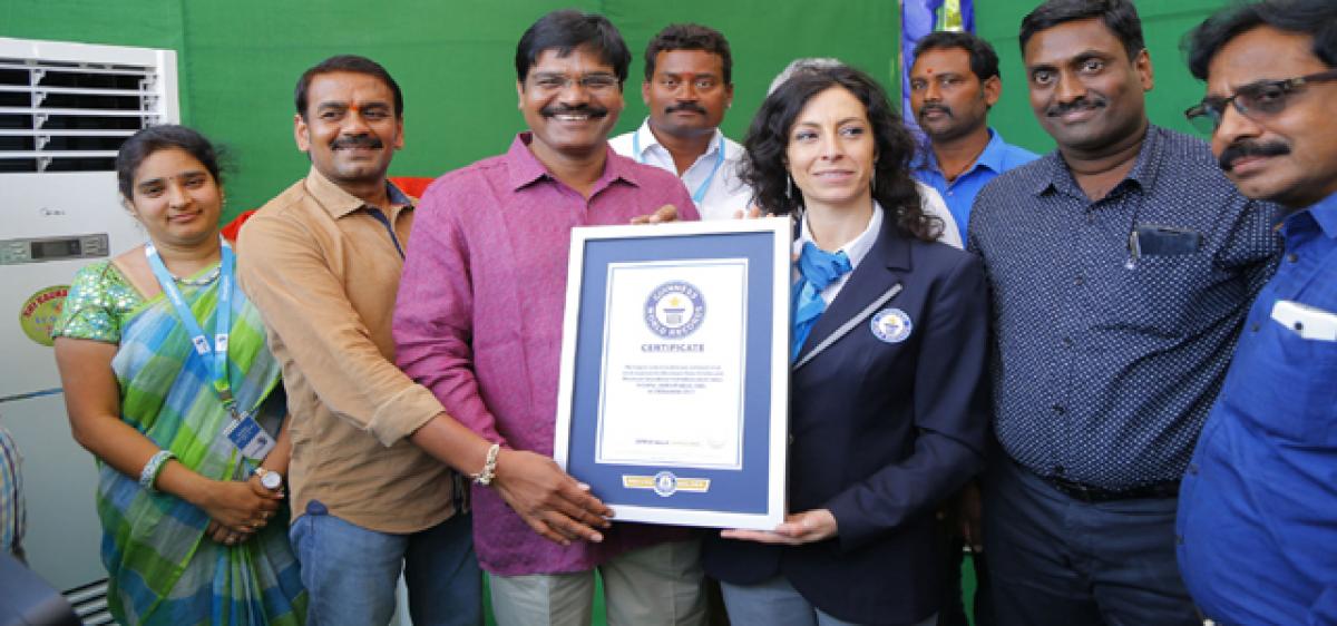 Bhashyam enters Guinness record