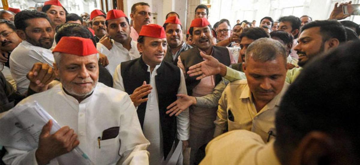 BJP trying to create discord between SP, BSP: Akhilesh Yadav