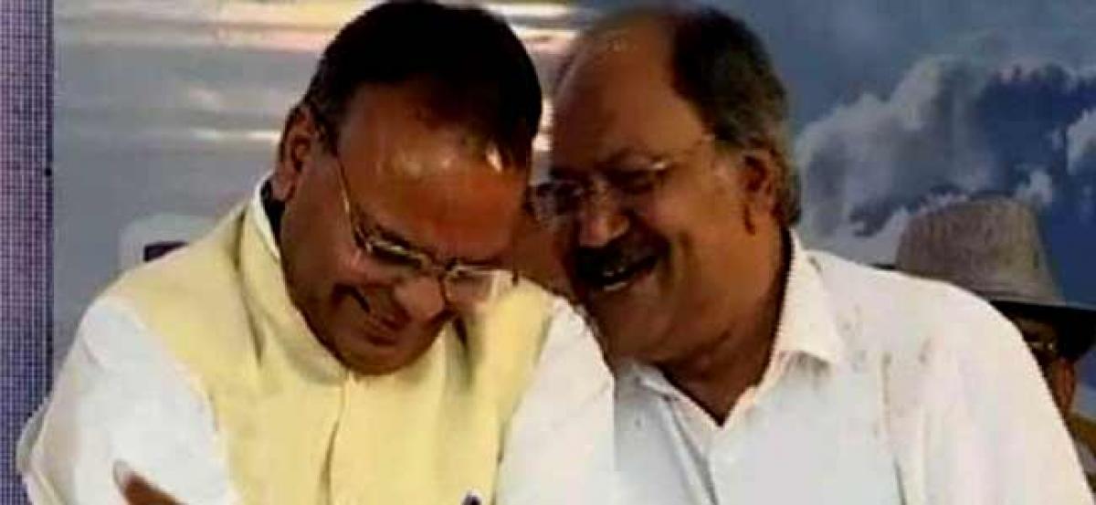 Caught on camera: BJP Chhattisgarh ministers laughing at condolence meet for Vajpayee