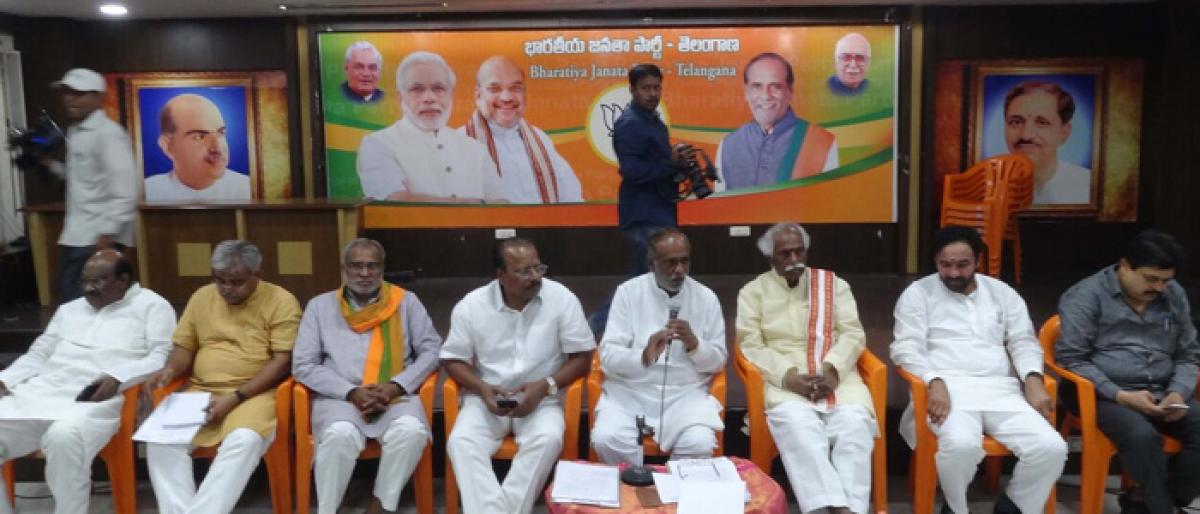 Chandras stoking Telugus anger in Karnataka: BJP