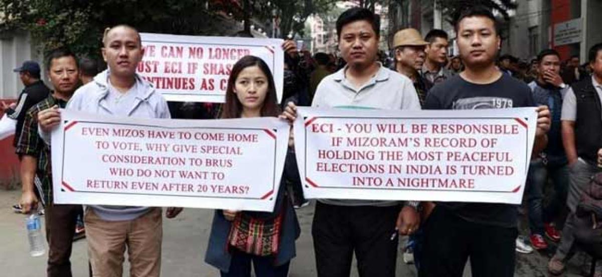 EC summons Mizoram poll officer amid protests seeking his removal