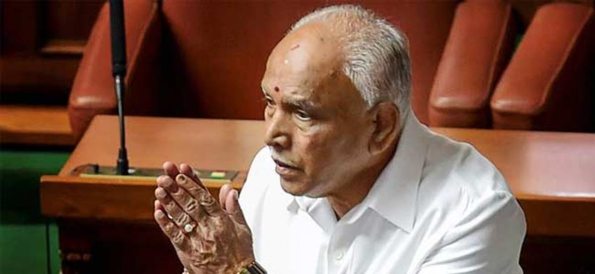 Yeddyurappa steps down as Karnataka CM before trust vote