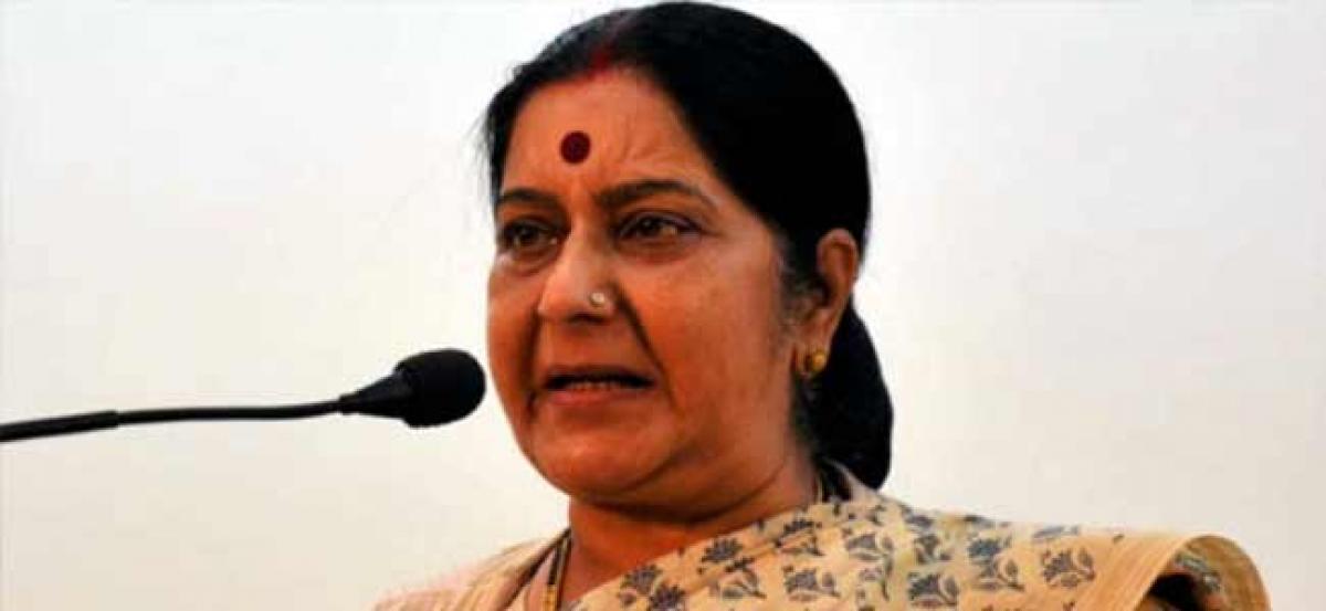 Swaraj urges SCO members to fight terrorism, address climate change