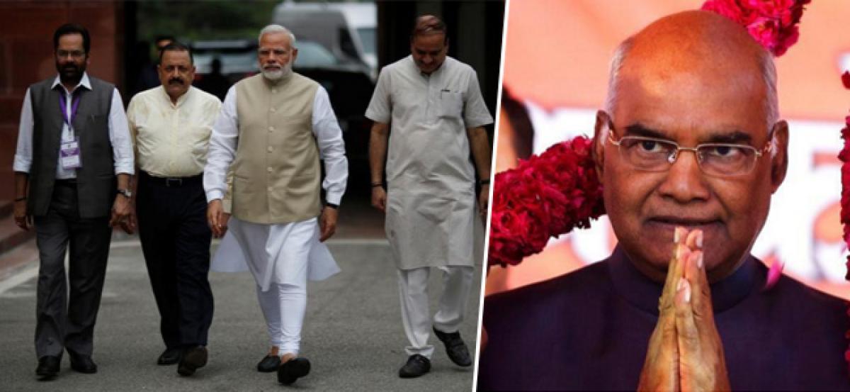 Parliament elects president, BJP-backed candidate Ram Nath Kovind favourite