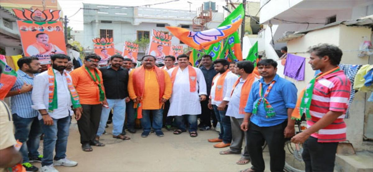 BJP conducts campaign in Secunderabad