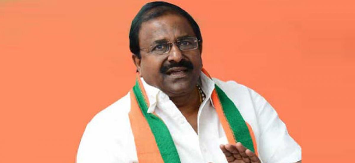 Chandrababu is Congress covert, alleges Veerraju