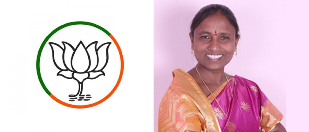 Former Choppadandi MLA Bodige Shobha joins BJP