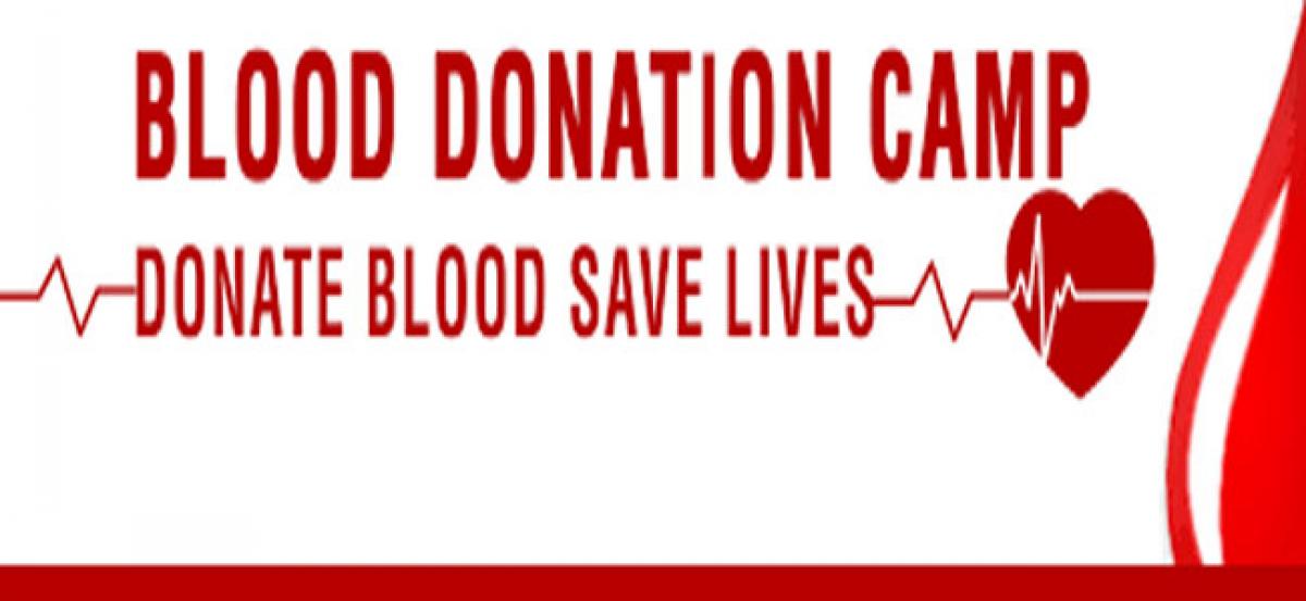 2-day blood donation camp from today