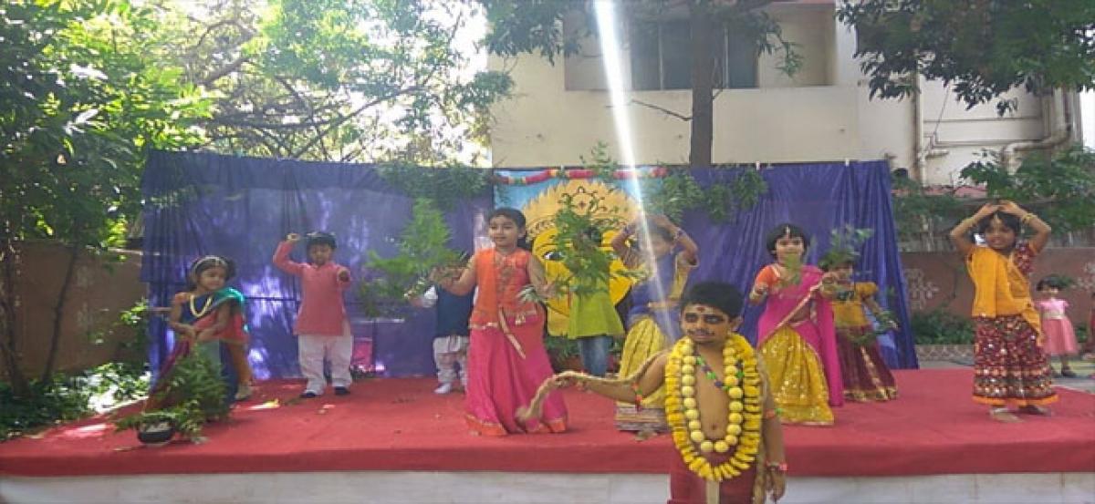 Sister Nivedita School celebrates Bonalu