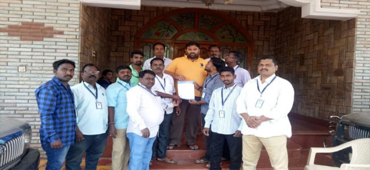 B R Ambedkar Welfare Association staff congratulated