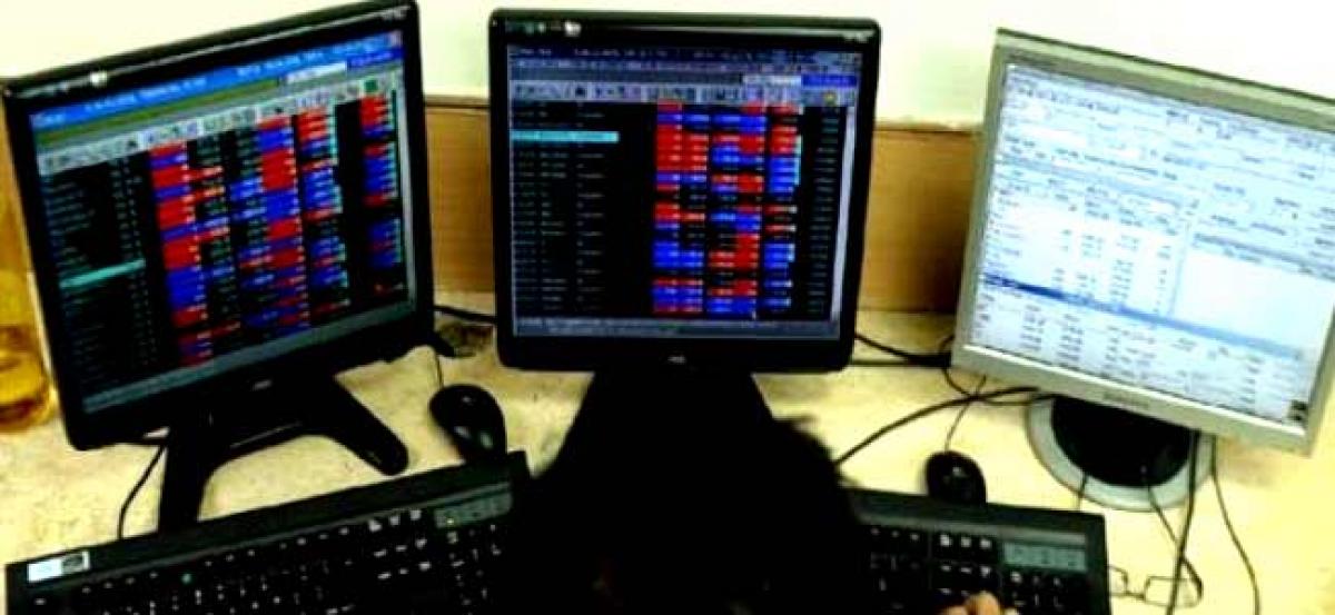 Sensex slips below 35,000 in early trade, drops 100 points