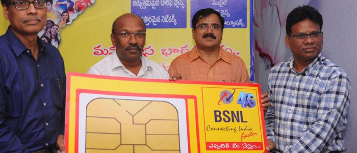 BSNL 4G services launched in Vijayawada
