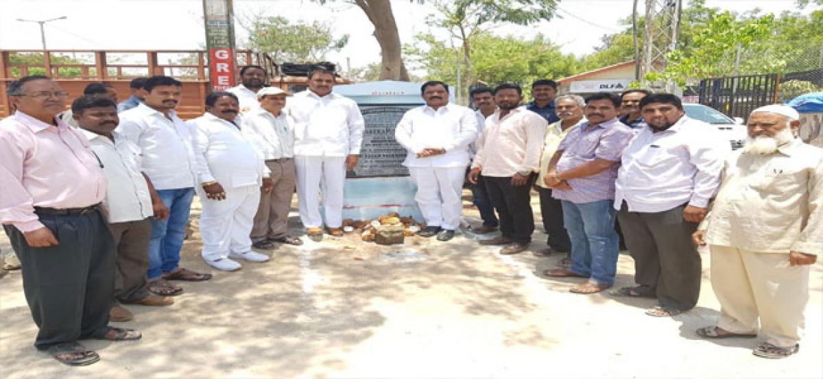 Corporator, MLA launch BT road expansion works