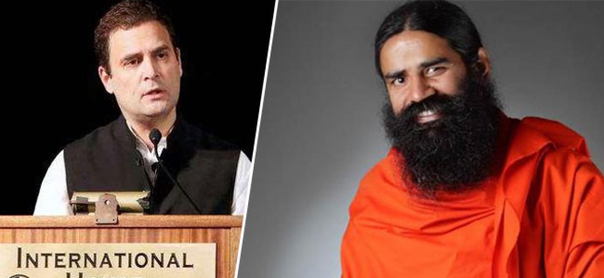 I have nothing to say to those without vision: Baba Ramdev on Rahul Gandhis right-wing remark