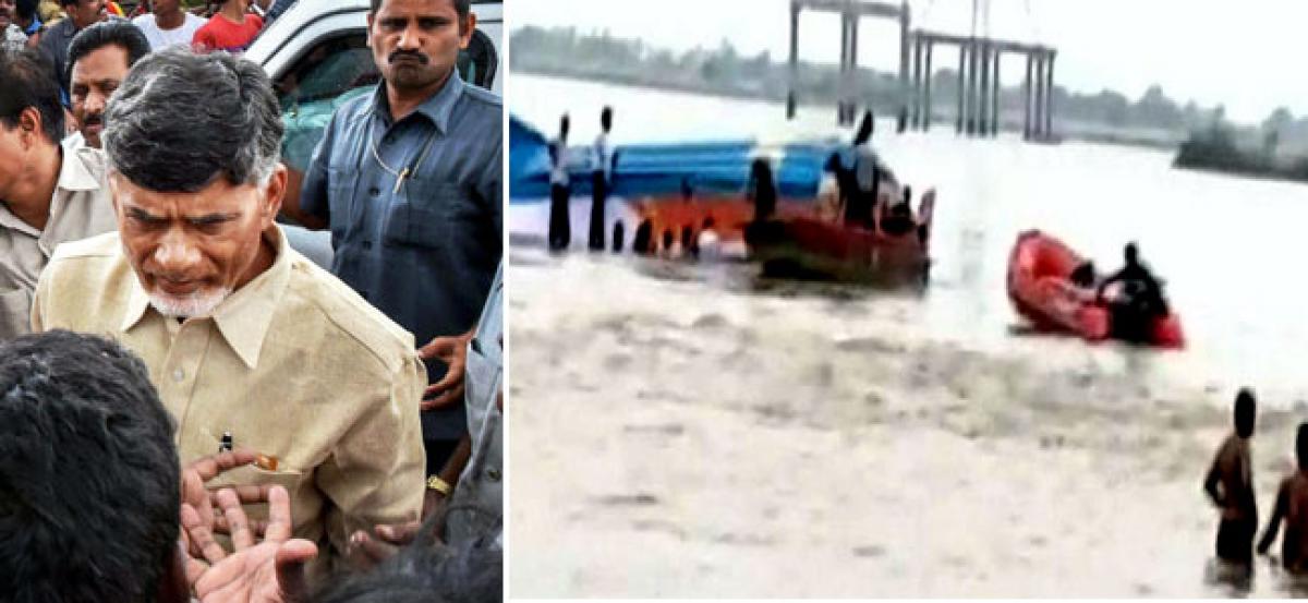 Andhra boat tragedy: Chandrababu Naidu visits site, death toll rises to 20