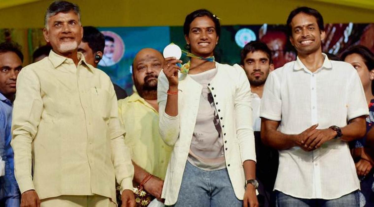 AP CM Chandrababu Naidu hails PV Sindhu for winning silver at World Badminton Cship