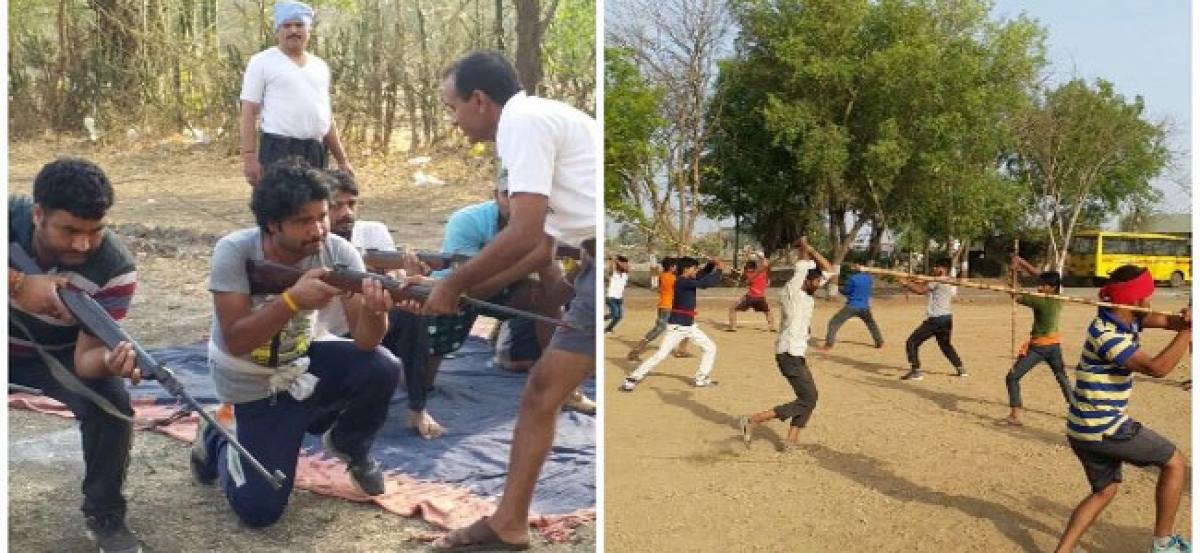 Bajrang Dal cadre gets arms training to protect Hindus