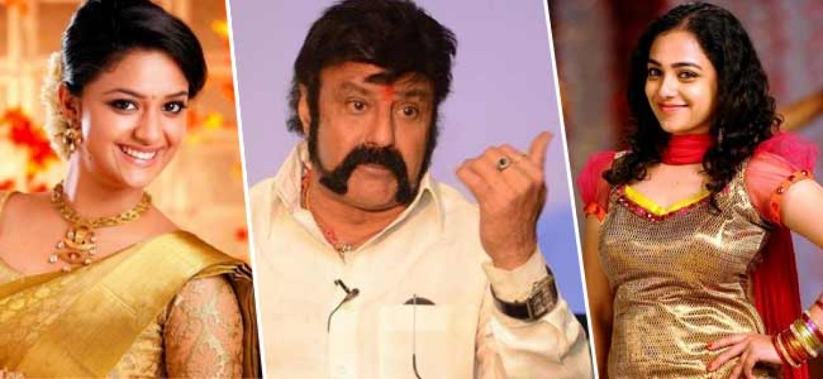 Balakrishna Ignores Keerthy Suresh, Gets Nithya On Board