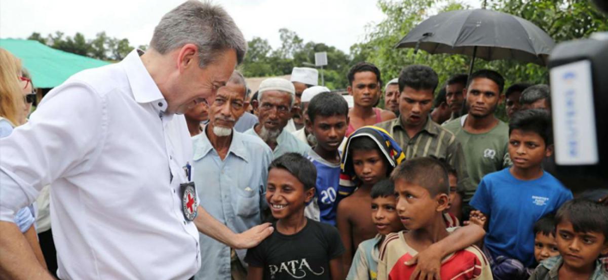 Red Cross chief says state of Myanmar not ready for Rohingya returns