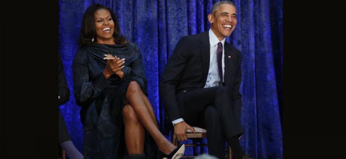 Barack, Michelle Obama shake a leg at Beyonces concert