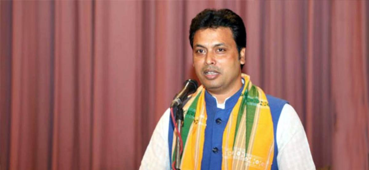 Tripura facing huge financial burdan thanks to previous governments failure: Jishnu Deb Barman