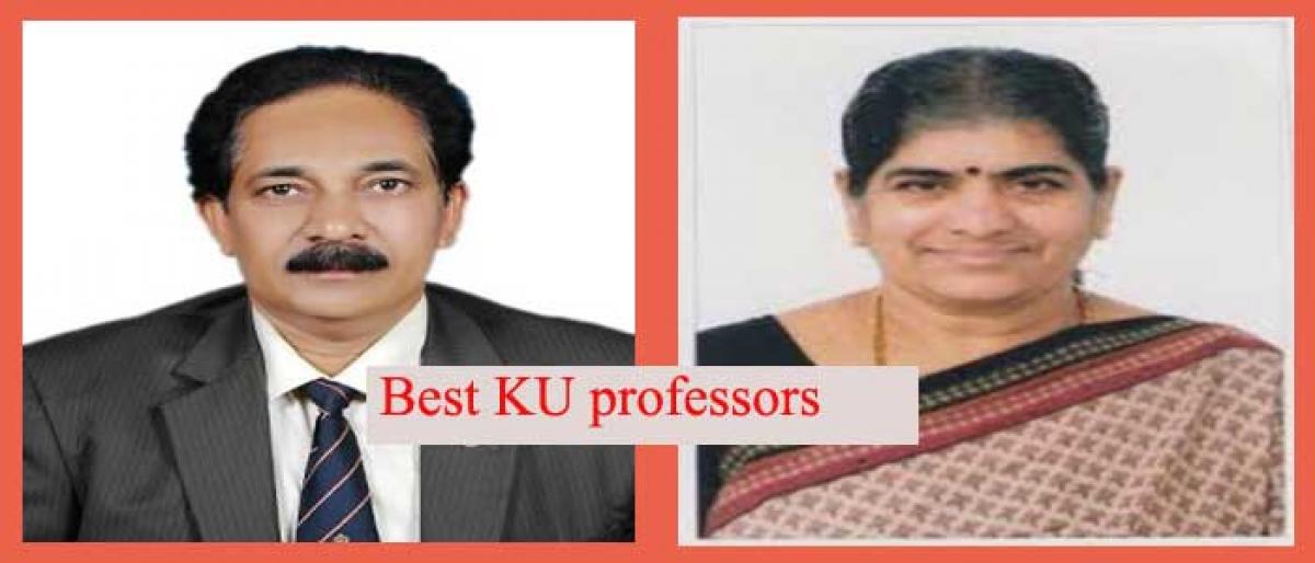 Two KU professors selected for Best Teacher Award