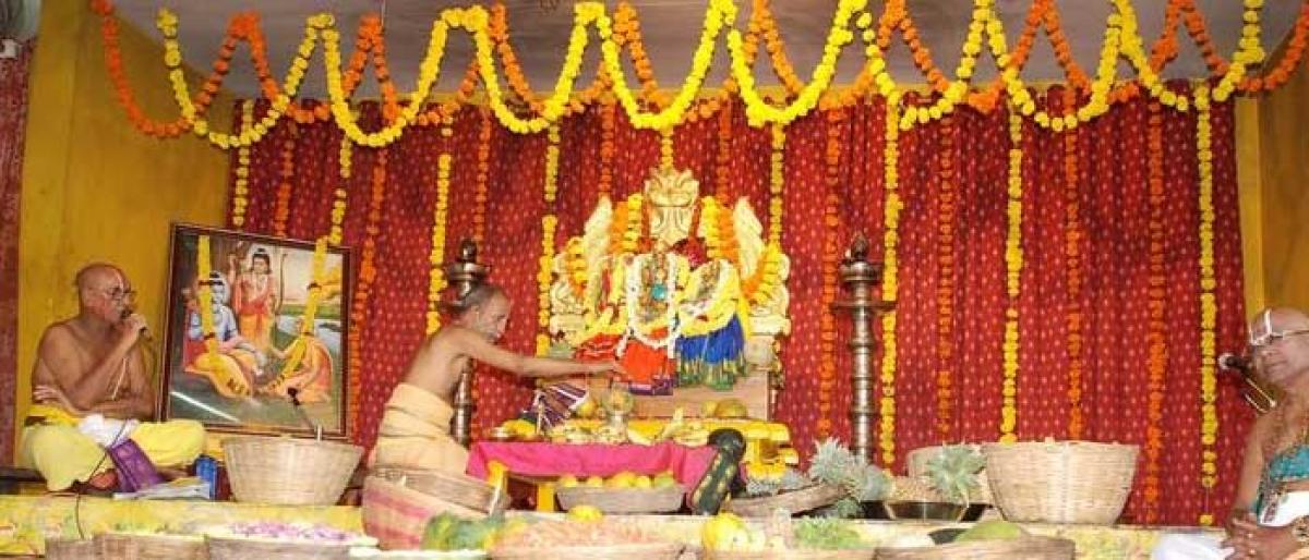 Tribals take out Sabari Yatra in Bhadradri temple