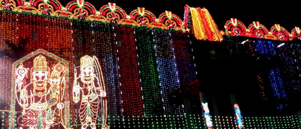 Bhadradri decked up for Vaikunta Ekadasi