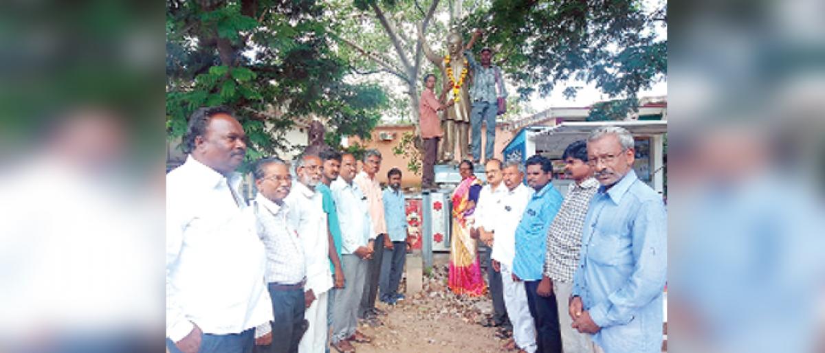 Bhagat Singh birth anniversary celebrated in Bapatla