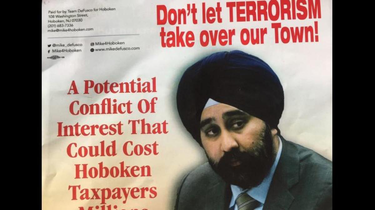 US flyers call first Sikh mayoral candidate terrorist