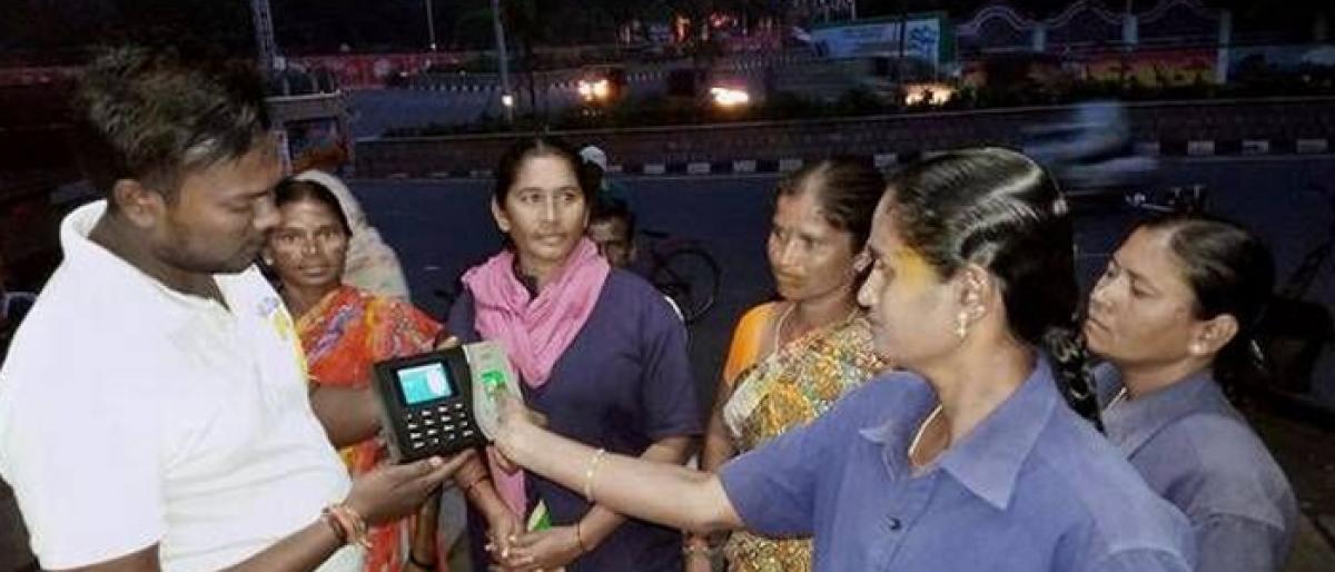 Sanitary workers seek removal of biometric attendance system