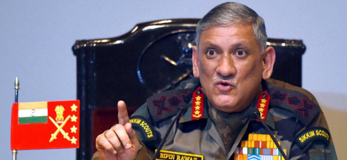 No shortage of arms for Army, says Gen. Bipin Rawat