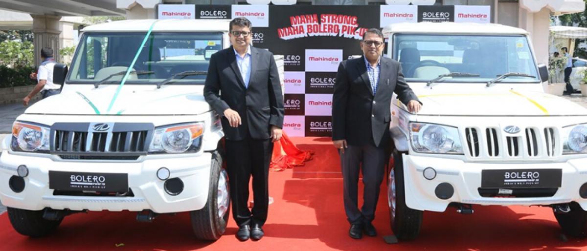 Mahindra upgrades Bolero pick-up