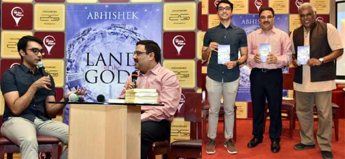 Teen author Abhishek Roy launches his 2nd book “Land of the Gods”