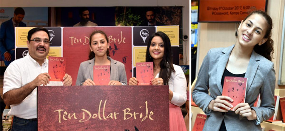 17-year-old  Sanya Runwal launches her debut book Ten dollar bride in the presence of Smt Amruta   Fadnavis at Crossword Bookstores