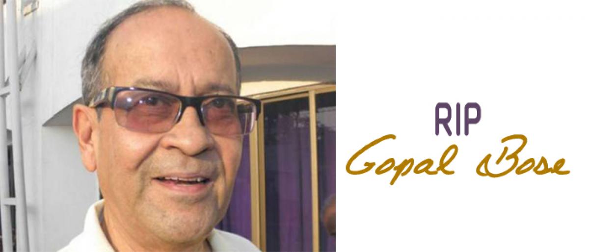Former Bengal cricket captain Gopal Bose passes away