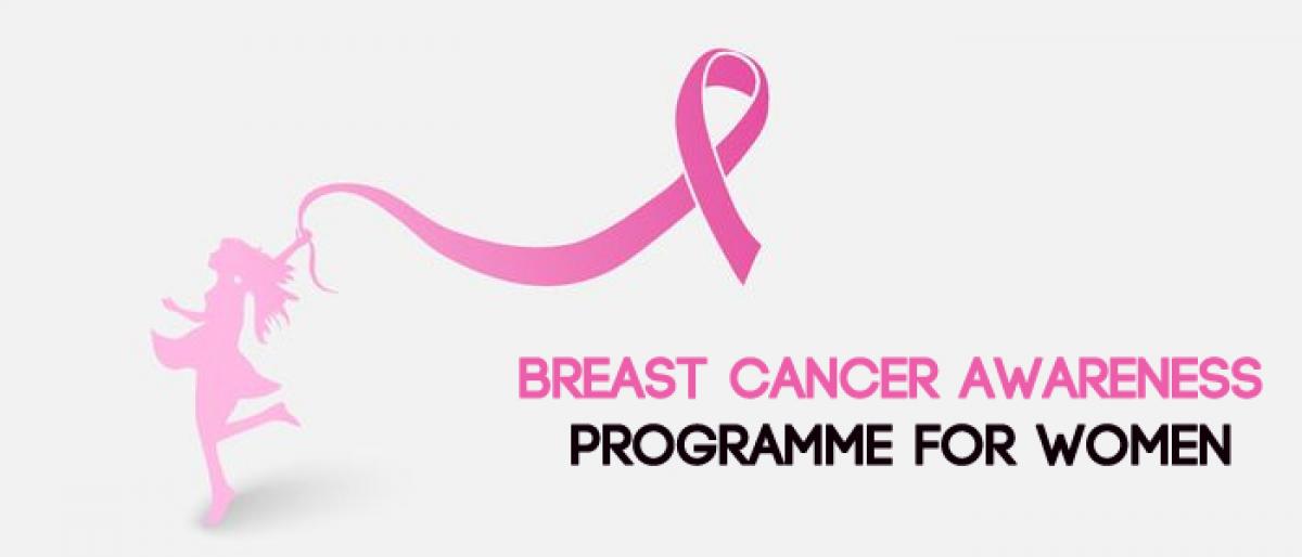 Breast cancer awareness programme for women in vijayawada