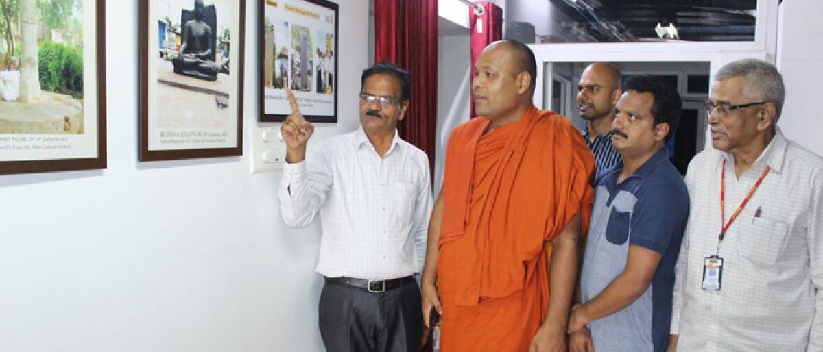 Buddhist monk visits CCVA in Vijayawada