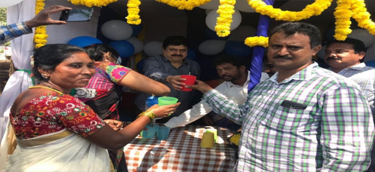 MLC inaugurates water camp