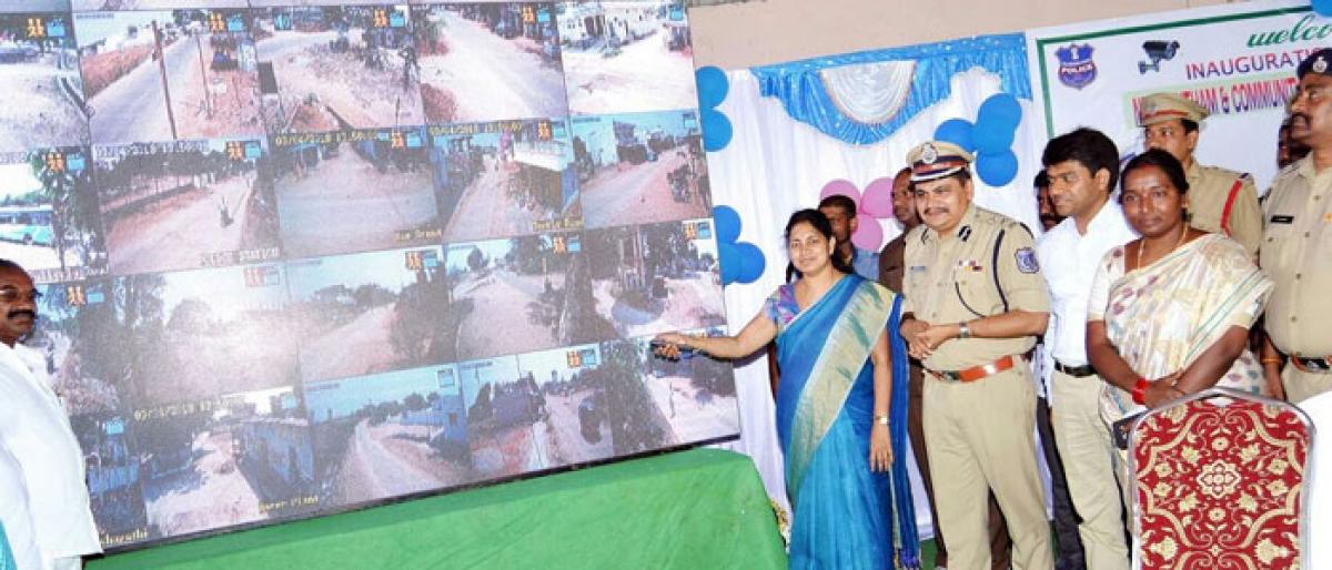 CCTV cameras installed in Athmakur mandal