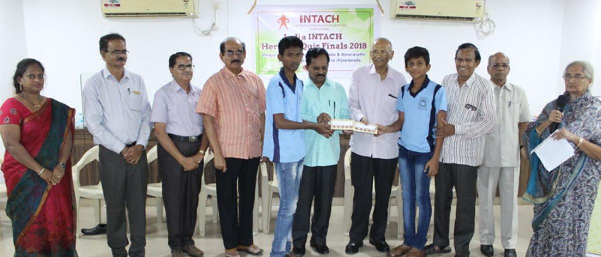 Contribute to save heritage, youth told by D Vizai Bhaskar at CCVA in Vijayawada