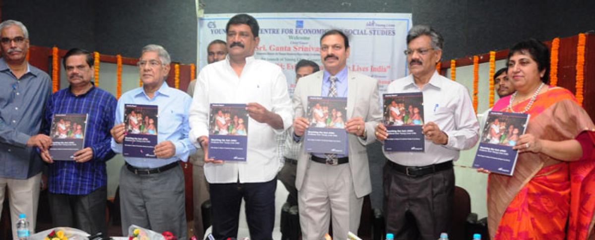 Ganta launches Young Lives India report