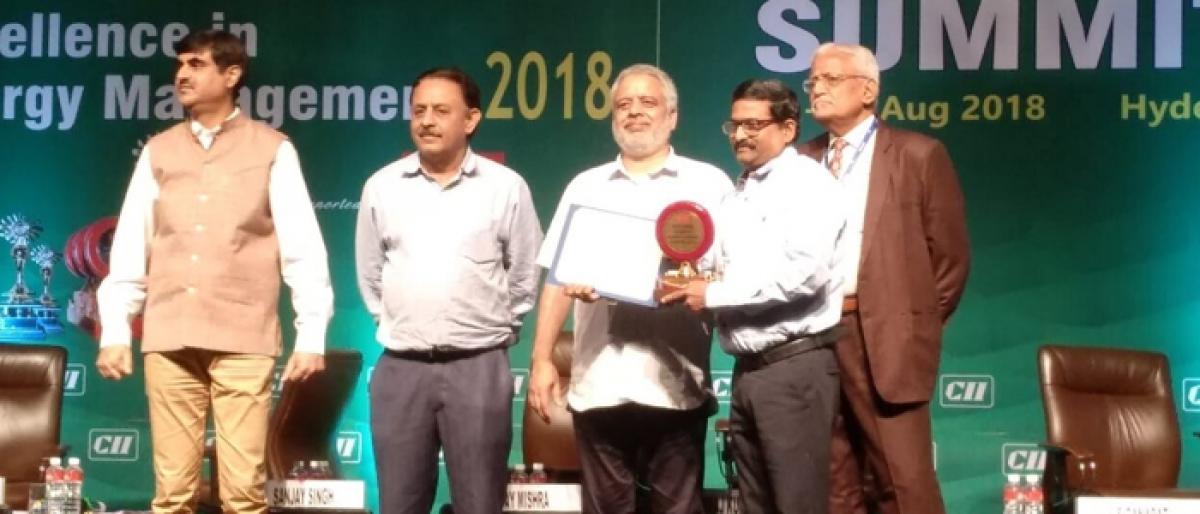 CII award for Chintampalli palm oil factory