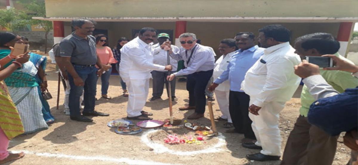 Stone laid for additional classrooms