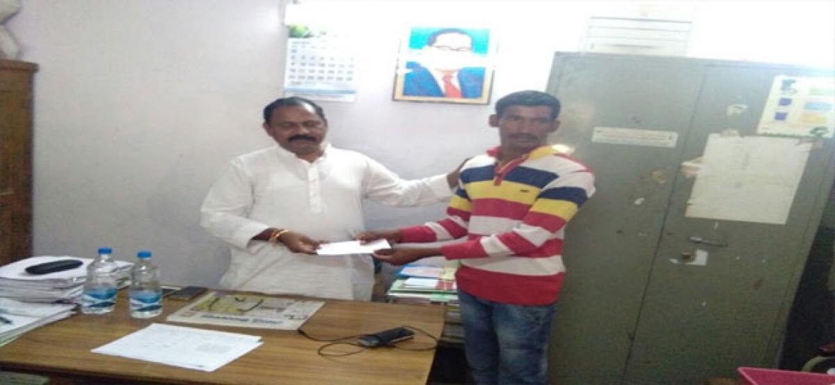 MLA distributes CMRF to beneficiaries